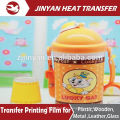 heat transfer for rinsing mug stickers